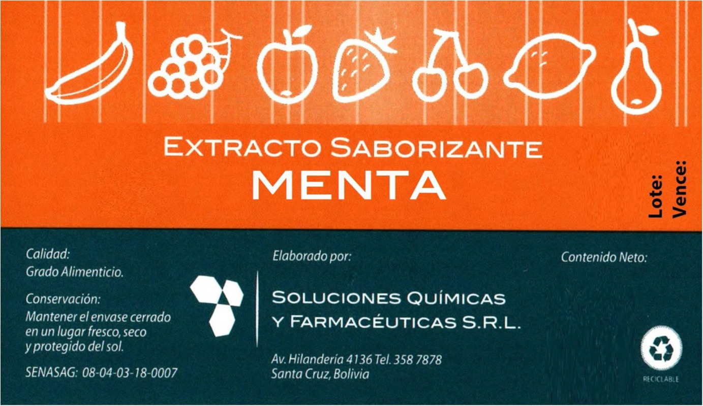 EXTRACTO SABORIZANTE MENTA