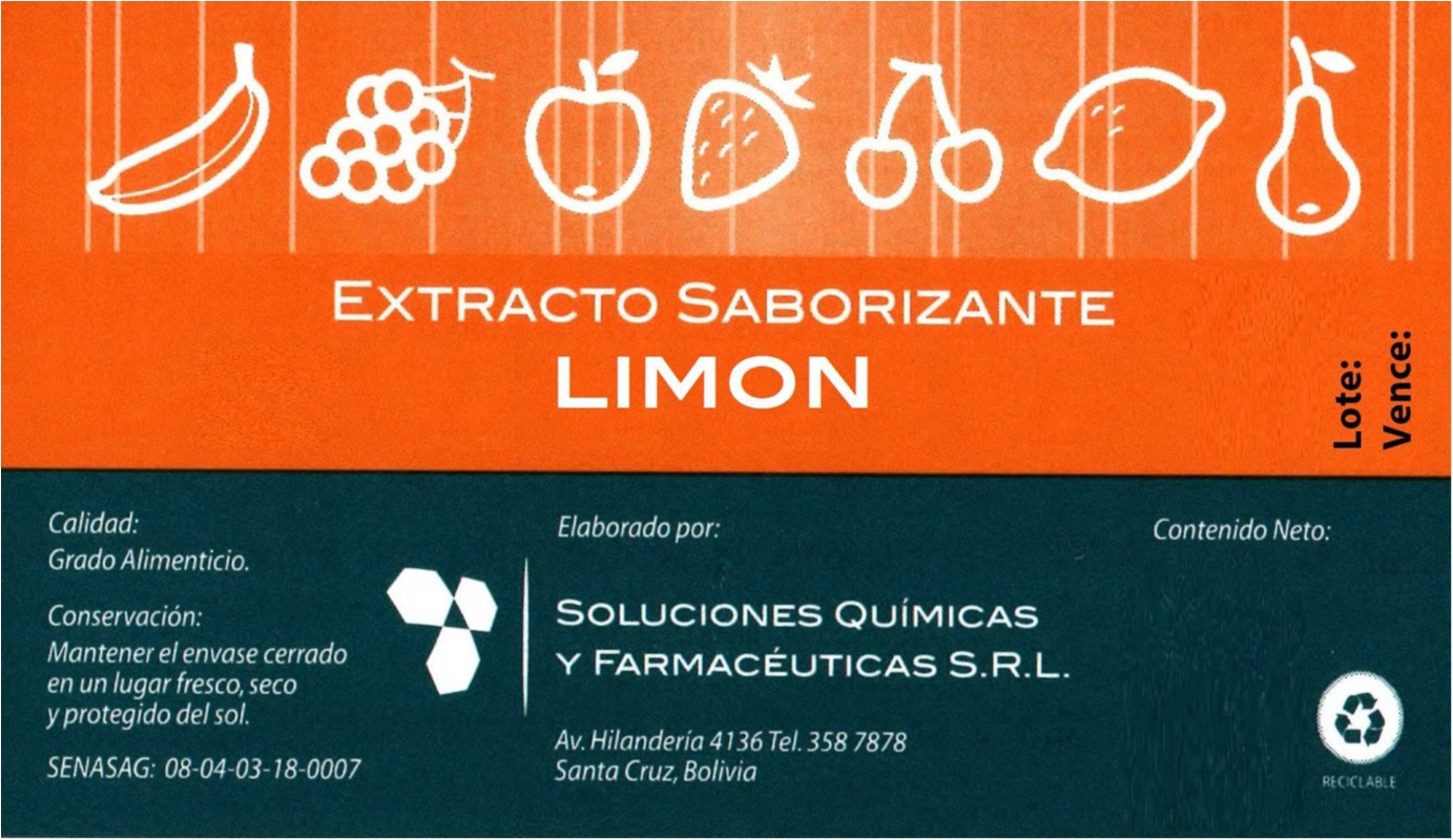 EXTRACTO SABORIZANTE LIMON